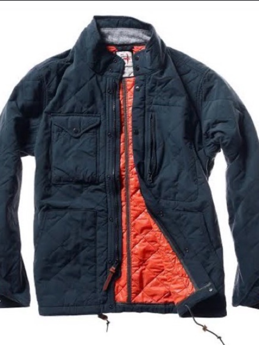 Relwen
Quilted Jackets
Quilted Insulated Tanker Jacket with Orange Lining
